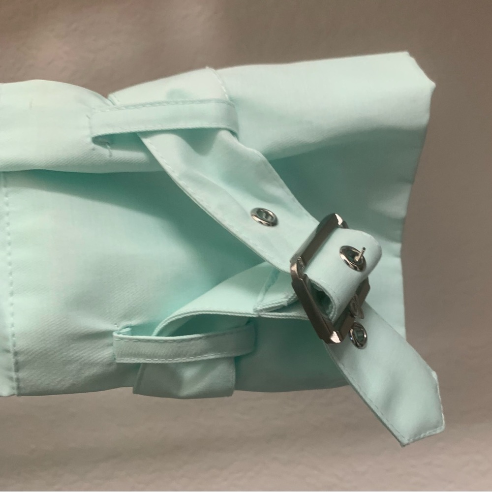 Sam Edelman Mint Green Trench Coat. Perfect for Spring! Size XL - Picture 7 of 9